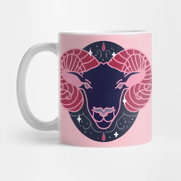 Aries Ram (Pink) by VenusAndMoon